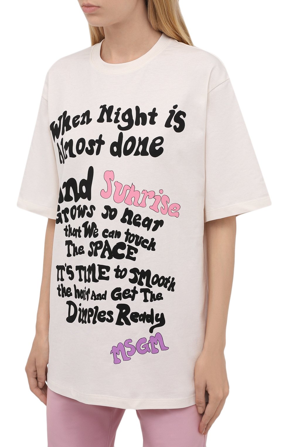 Хлопковая футболка MSGM, арт. 3141MDM163 217798, фото 3