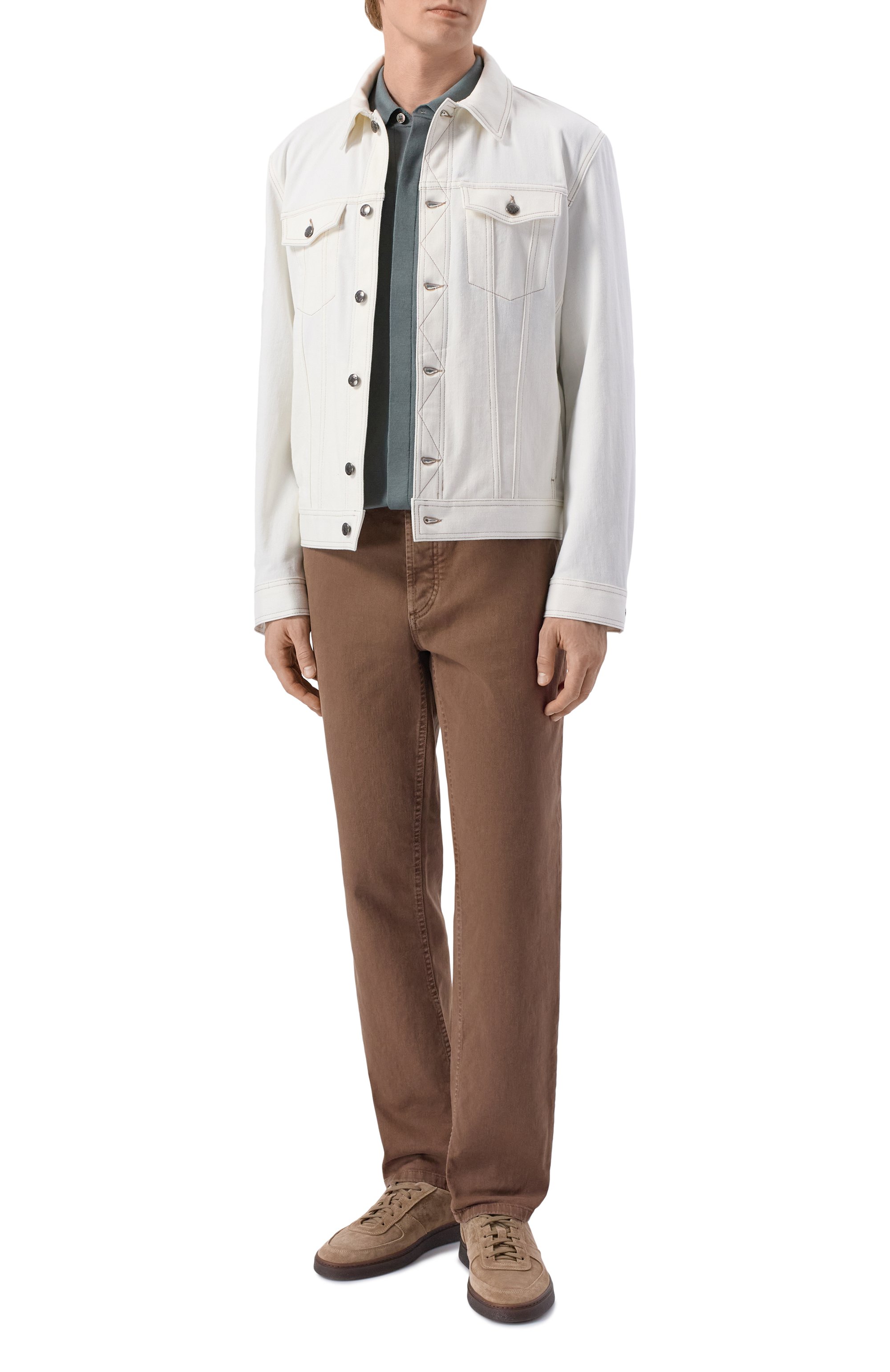 Рубашка из шелка и хлопка 12 STOREEZ, арт. 136302, фото 2