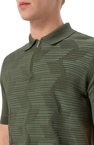 Поло из шелка и хлопка ZILLI, арт. KZP002M0142VTNW00, фото 5