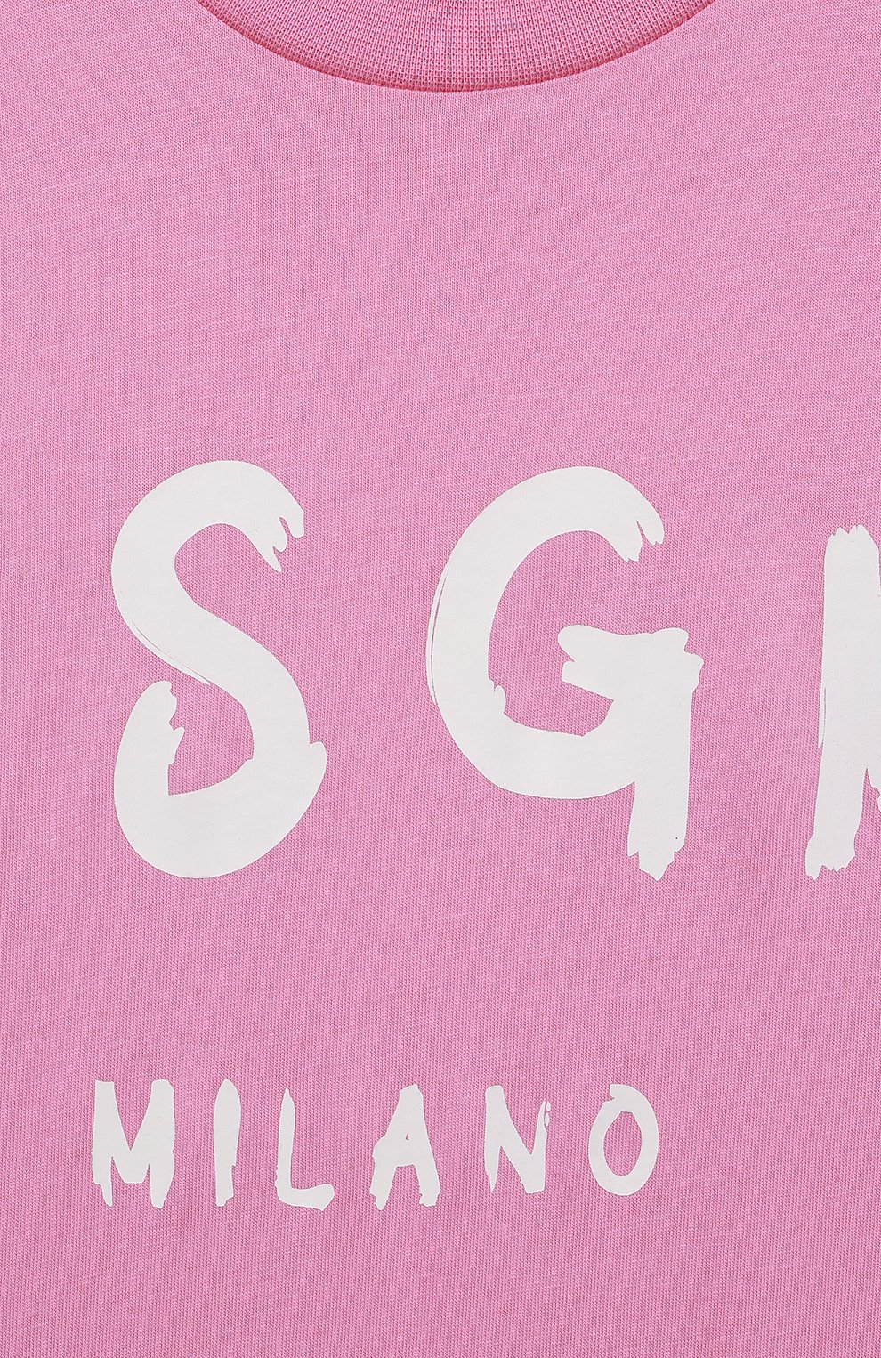 Хлопковая футболка MSGM KIDS, арт. MS029075, фото 3