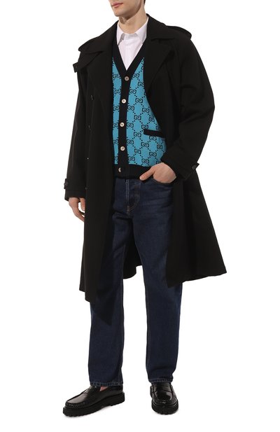 Кардиган из шерсти и хлопка GUCCI, арт. 661156 XKBXI, фото 2