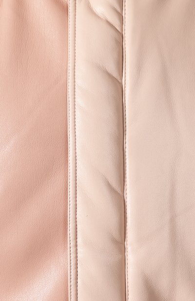 Бомбер NANUSHKA, арт. B0MI_BLUSH PATCHW0RK_VEGAN LEATHER, фото 5