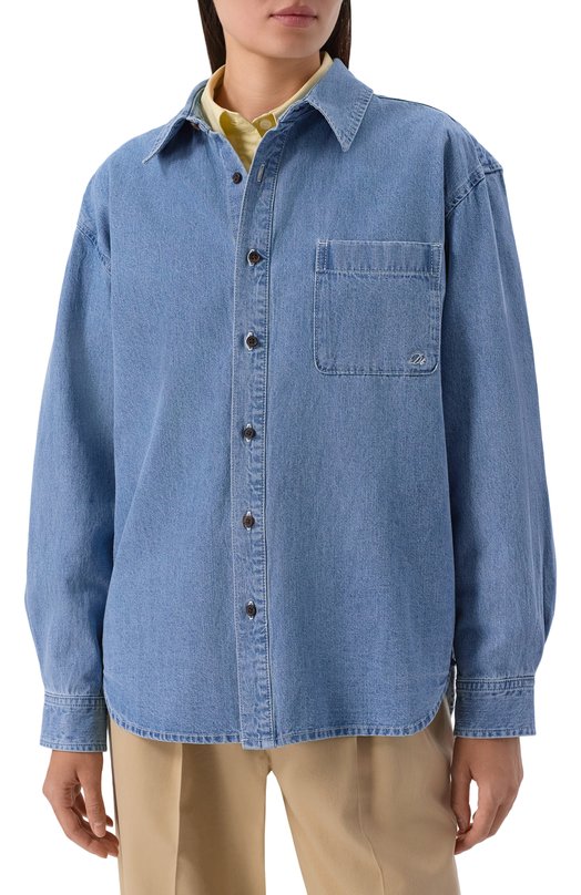 Джинсовая рубашка Dunst UDSH6A102B1 Голубой  UDSH6A102B1 Фото 3