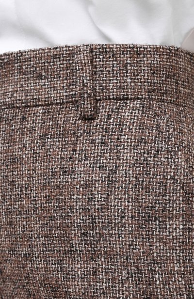 Шерстяные шорты KITON коричневого цвета по цене 109500 руб., арт. D50102K05T27, фото 5 Шерстяные шорты KITON, арт. D50102K05T27, фото 5