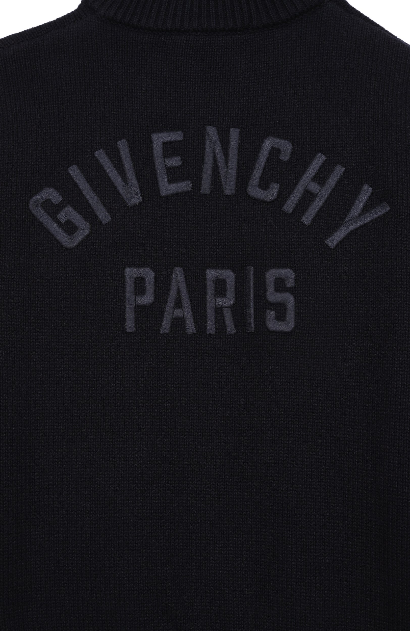Кардиган из хлопка и кашемира GIVENCHY темно-синего цвета по цене 65900 руб., арт. H31349, фото 3 Кардиган из хлопка и кашемира GIVENCHY, арт. H31349, фото 3