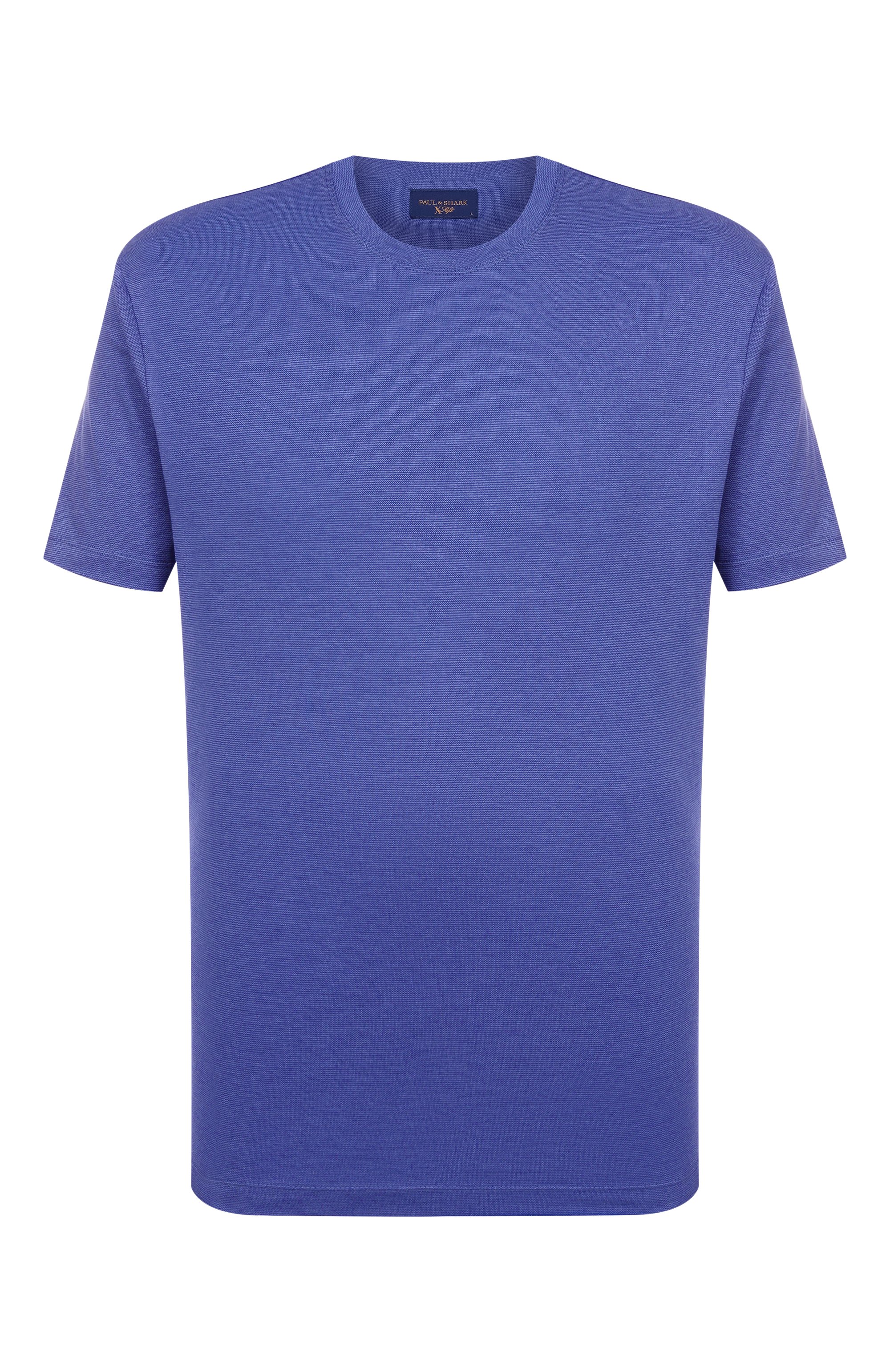 Футболка PAUL&SHARK синего цвета по цене 18150 руб., арт. 25411026/6XL, фото 1 Футболка PAUL&SHARK, арт. 25411026/6XL, фото 1