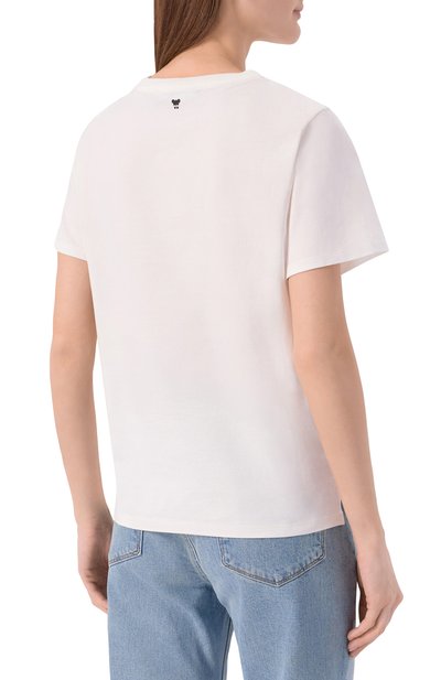 Хлопковая футболка WEEKEND MAX MARA, арт. WKDPANTERA, фото 4