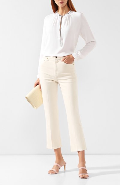 Шелковая блузка MICHAEL MICHAEL KORS, арт. MU54KAKVY0, фото 2