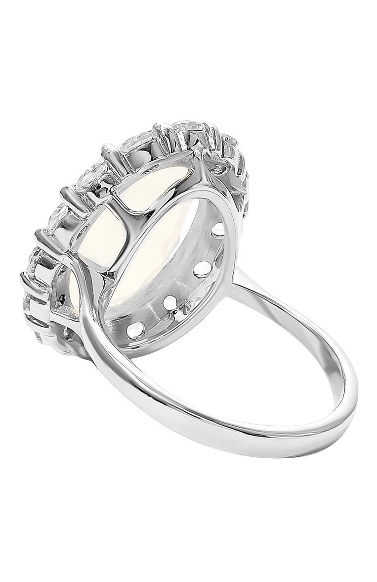 Женское кольцо SECRETS JEWELRY серебряного цвета, арт. КЛКОС0159 | Фото 3 (Региональные ограничения белый список (Axapta Mercury): Не проставлено; Нос: Не проставлено; Материал: Серебро)