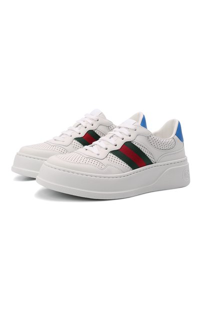 Кожаные кеды chunky b GUCCI, арт. 670415/UPG10, фото 1