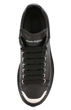 Кожаные кеды ALEXANDER MCQUEEN, арт. 571029/WHQYW, фото 1
