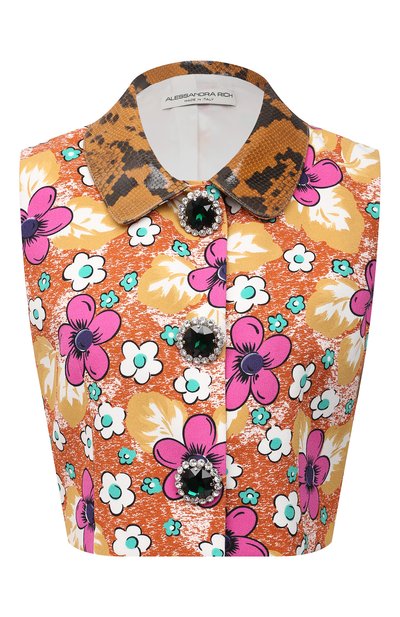 Женский жилет из вискозы ALESSANDRA RICH, арт. FAB2555-F3245