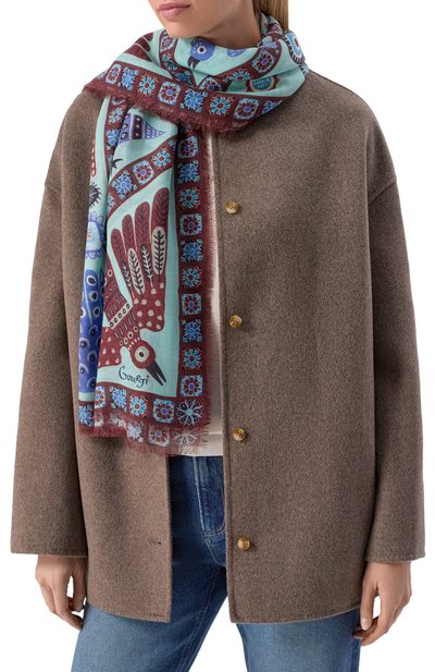 Шаль небеса из кашемира и шерсти GOURJI, арт. 91144955/44117, фото 2