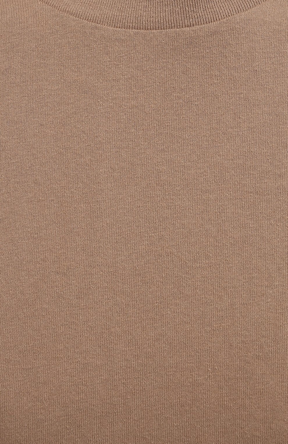 Хлопковая футболка ACNE STUDIOS коричневого цвета по цене 18300 руб., арт. AL0199, фото 5 Хлопковая футболка ACNE STUDIOS, арт. AL0199, фото 5