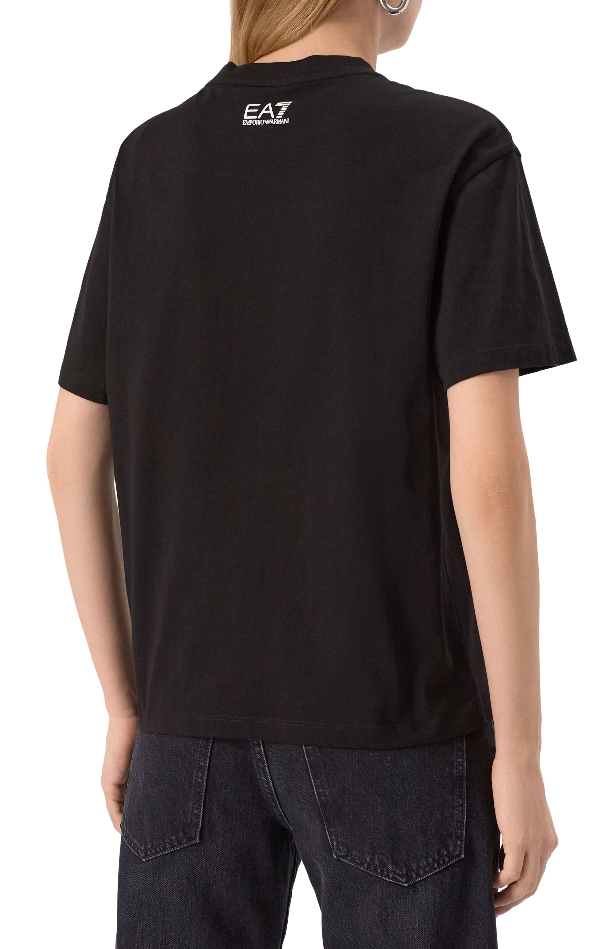 Хлопковая футболка EA7, арт. 7W000185/AF10201, фото 4