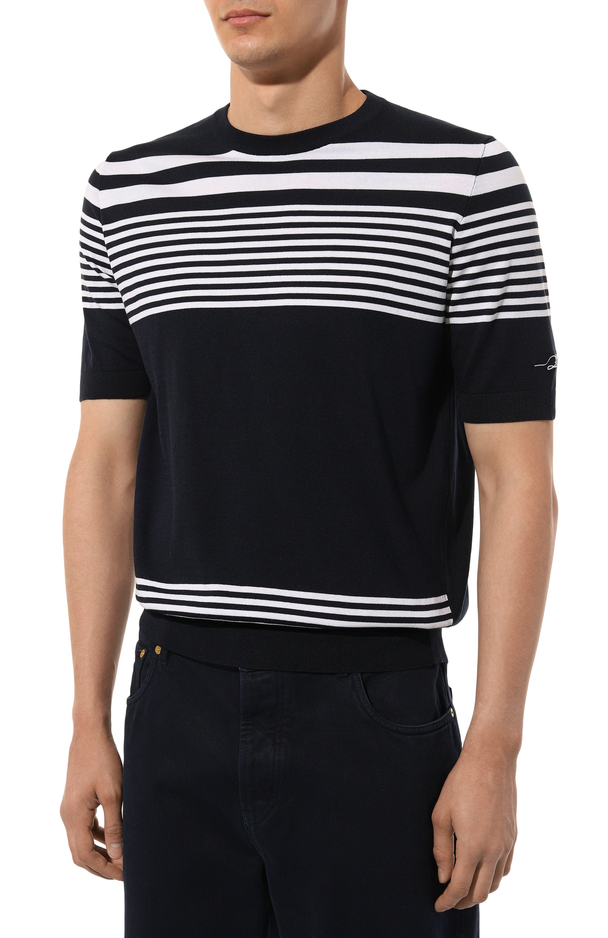 Джемпер из хлопка и шелка ZILLI, арт. KRN002M0142VYC000, фото 3