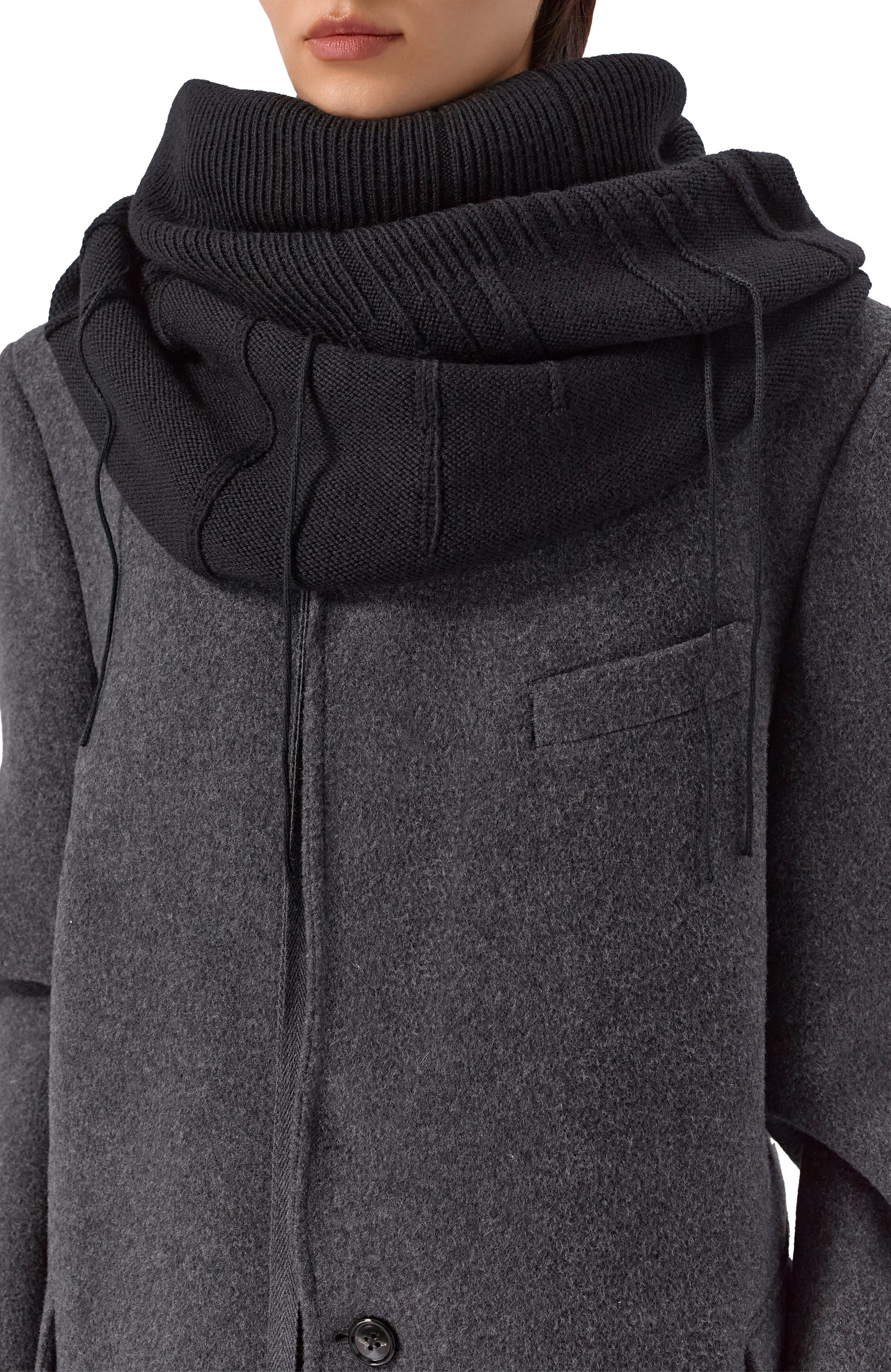 Шерстяной шарф-снуд ANDREA YA'AQOV, арт. 25WMAG74/W00L, фото 2