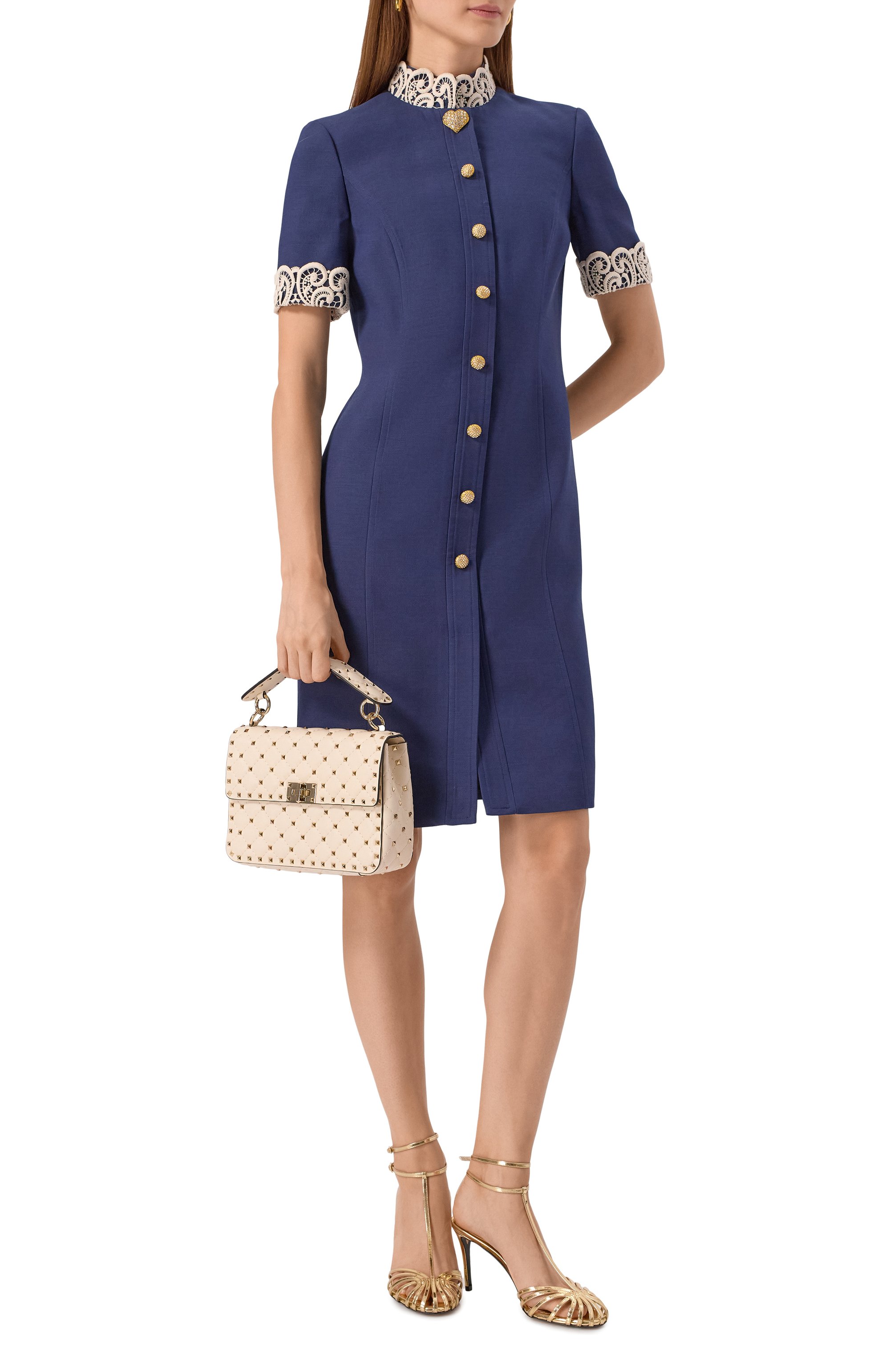 Сумка rockstud spike medium VALENTINO, арт. 7W2B0122/NAP, фото 7