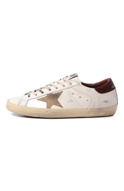 Кожаные кеды super-star GOLDEN GOOSE DELUXE BRAND, арт. GMF00101.F006611, фото 4
