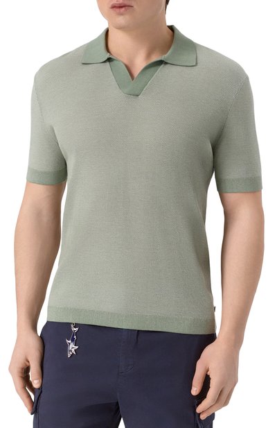 Поло из хлопка и вискозы BOGNER, арт. 88419503, фото 3