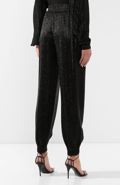 Джоггеры из вискозы SAINT LAURENT, арт. 602857/Y724V, фото 4