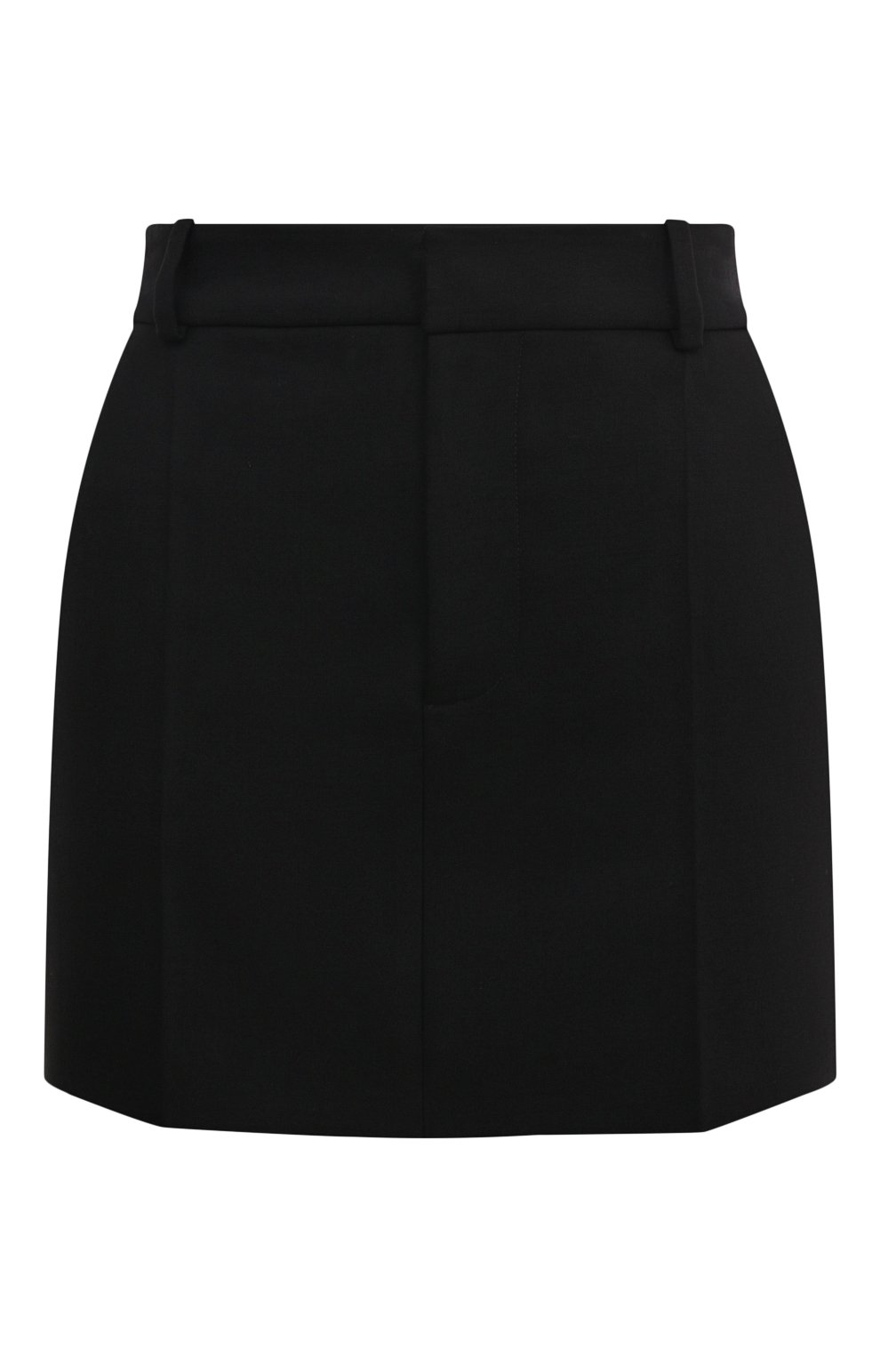 Шерстяная юбка GOOROO черного цвета по цене 42700 руб., арт. SK012-3000-900-FW24, фото 1 Шерстяная юбка GOOROO, арт. SK012-3000-900-FW24, фото 1