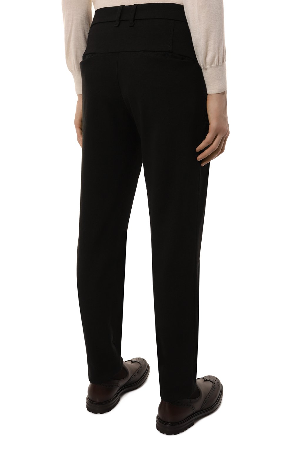 Брюки из хлопка и шерсти TRANSIT, арт. CFUTRYM220, фото 4