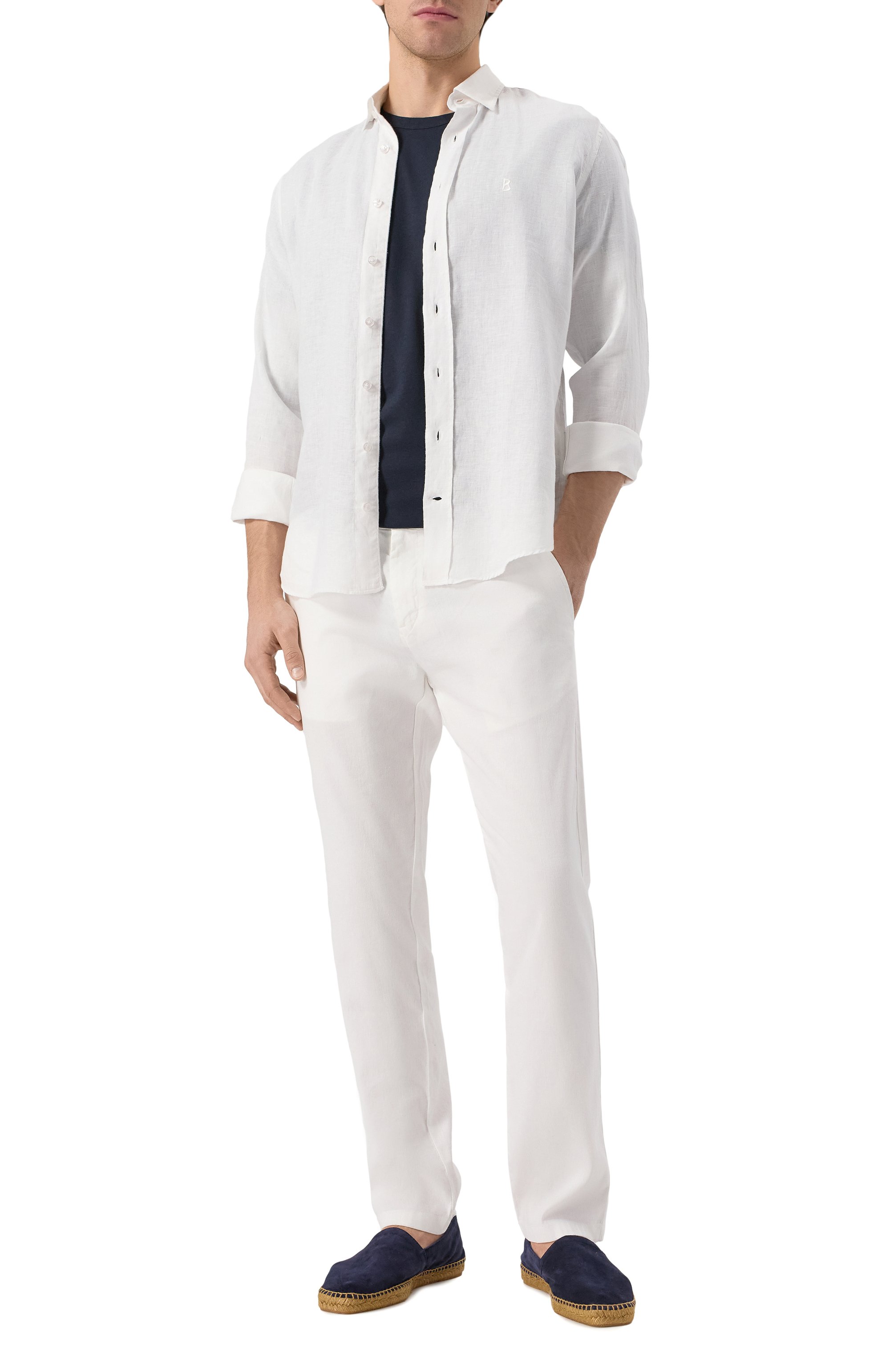 Брюки изо льна и хлопка BOGNER, арт. 18417335, фото 2