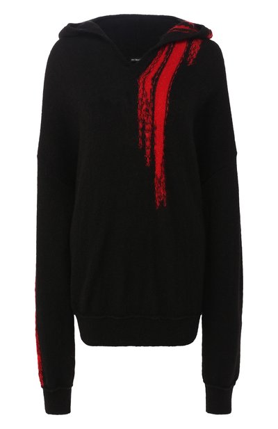 Женский худи из смеси шерсти и шелка ANN DEMEULEMEESTER, арт. 1902-4010-256-098