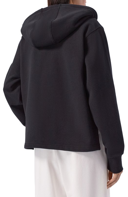 Хлопковая толстовка Burberry 8118980 Чёрный  8118980 Фото 4