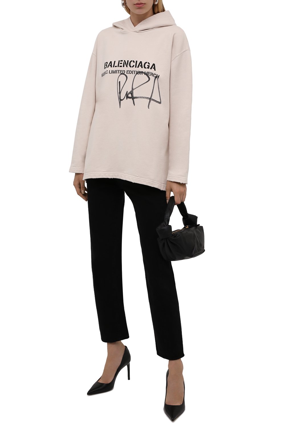Хлопковое худи BALENCIAGA, арт. 670946/TLV56, фото 2