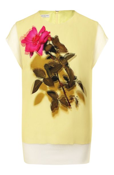 Женский шелковый топ DRIES VAN NOTEN, арт. 192-10735-8136
