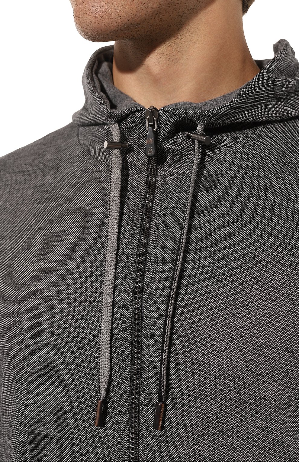 Толстовка из хлопка и шерсти CAPOBIANCO, арт. MH0D.DB00., фото 5