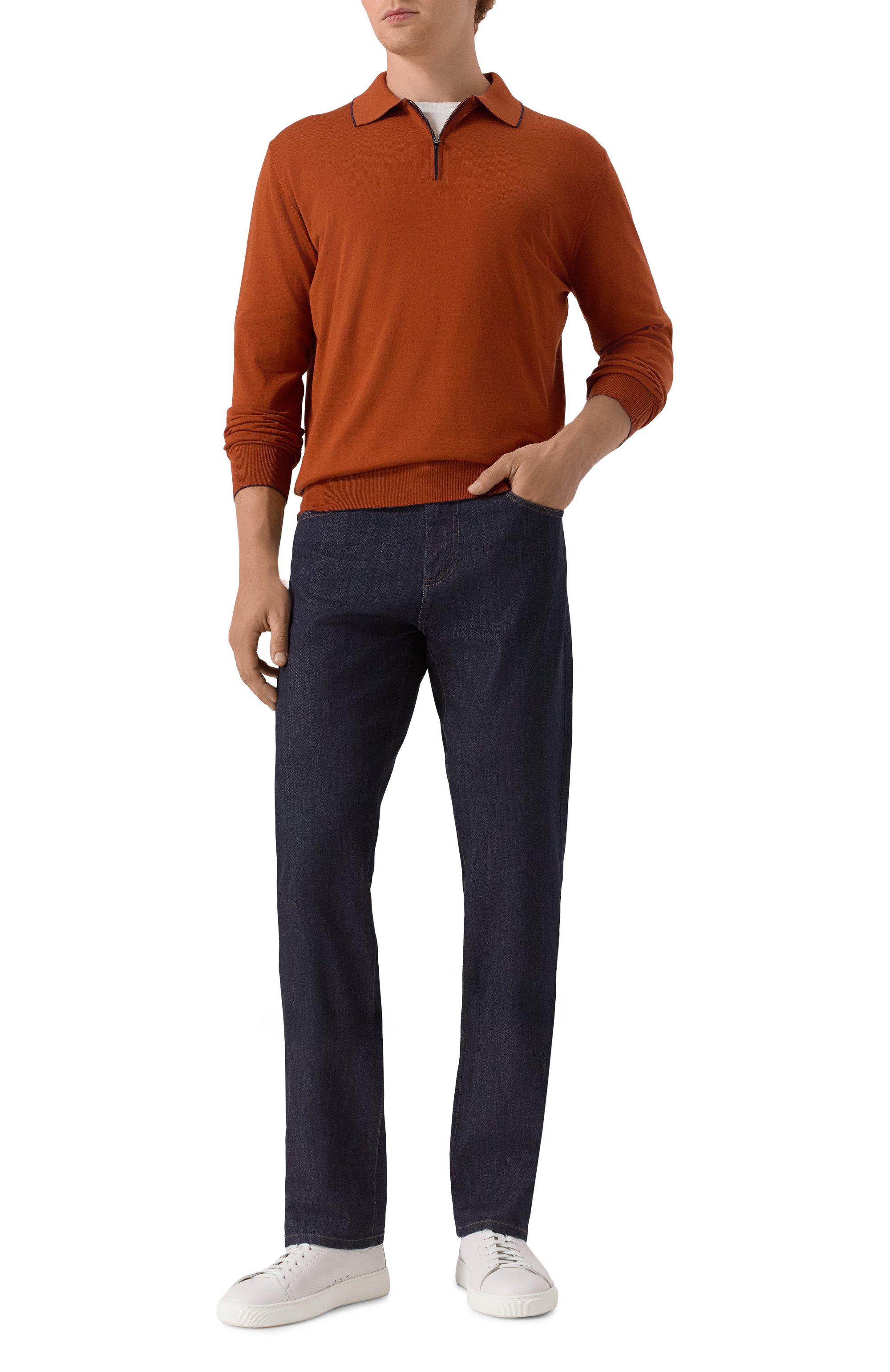 Поло из шерсти и шелка STEFANO RICCI, арт. KE08004P30/E25374, фото 2