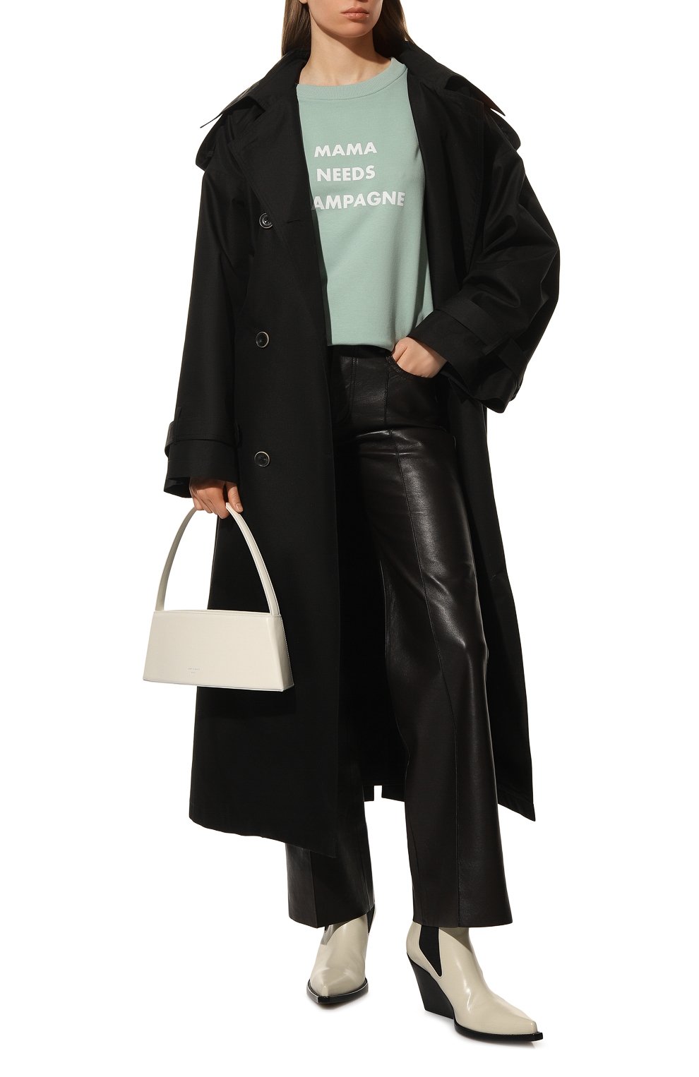 Хлопковый свитшот SEVEN LAB, арт. SW-MNC-G01 mint, фото 2