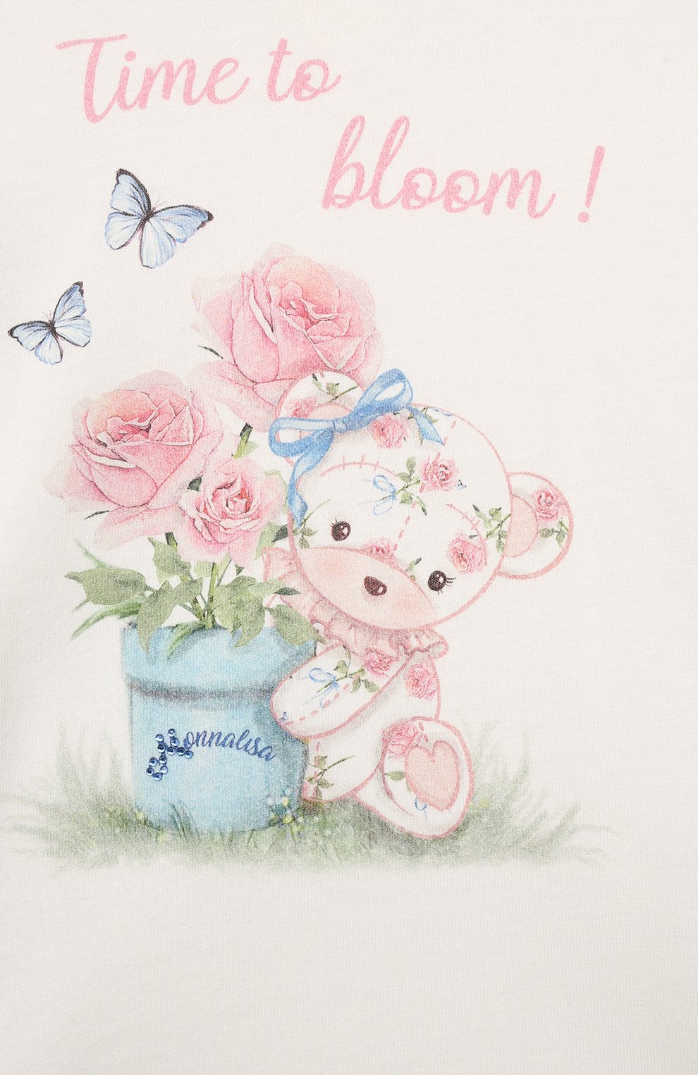 Хлопковая футболка MONNALISA, арт. 399601., фото 3