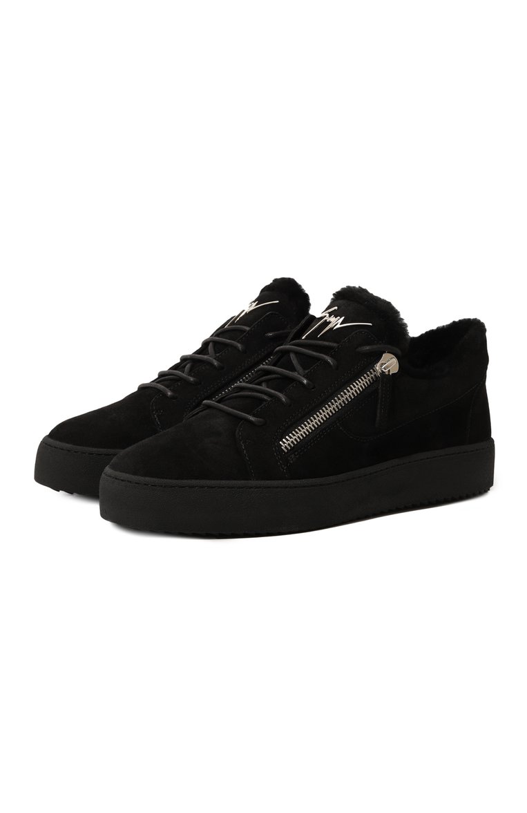 Кожаные кеды frankie winter GIUSEPPE ZANOTTI DESIGN, арт. RU00018/012, фото 1
