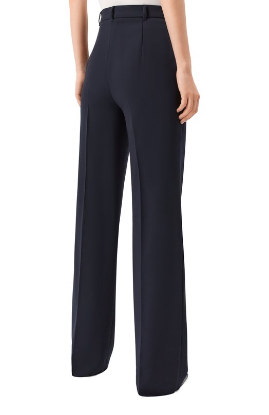 Шерстяные брюки Max Mara Studio QUASAR Синий  QUASAR Фото 4