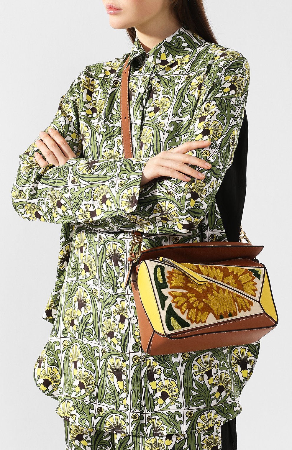 Сумка puzzle floral small LOEWE, арт. 303.30.S21, фото 5