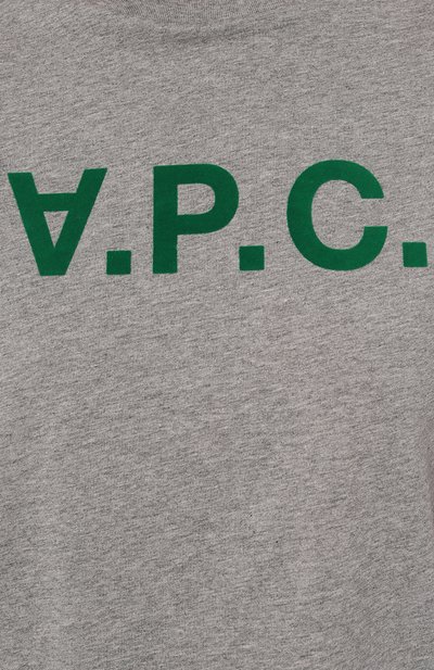 Хлопковая футболка A.P.C., арт. C0FDW-F26325, фото 5