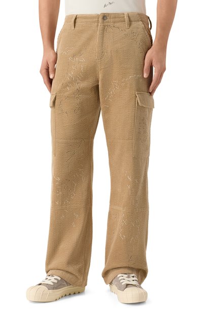 Вельветовые брюки-карго DOMREBEL, арт. M MENDING, фото 3