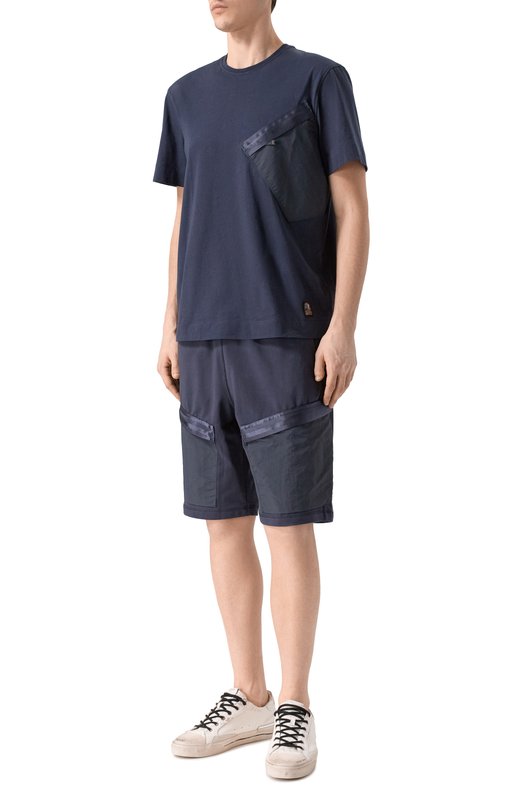 Хлопковые шорты Parajumpers 26SM-PM PAR E16 Синий  26SM-PM PAR E16 Фото 2