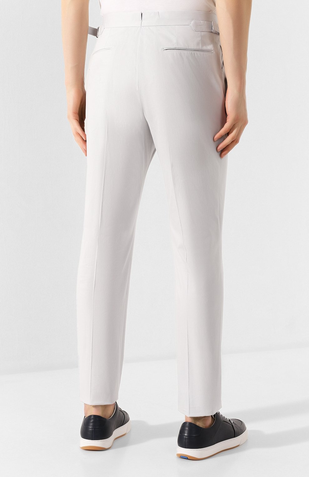 Хлопковые брюки ZEGNA, арт. 714F09/77FA12, фото 4