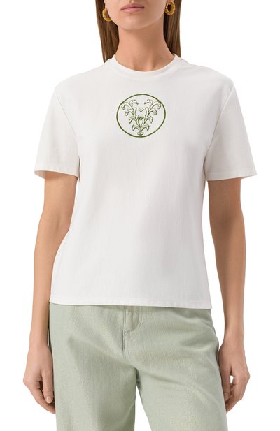 Хлопковая футболка GIAMBATTISTA VALLI, арт. 25SSPVLE4J03-03JEE, фото 3