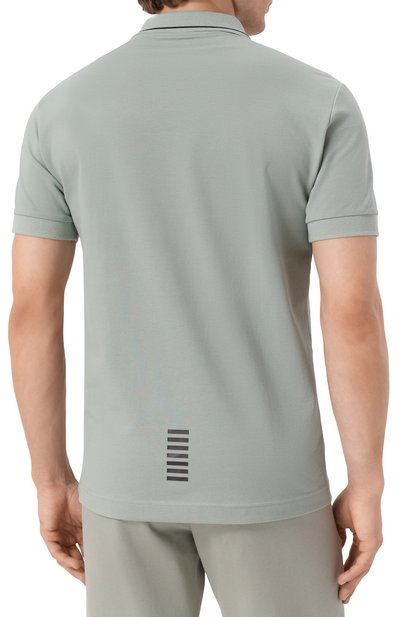 Хлопковое поло EA7, арт. 8NPF16/PJVUZ, фото 4