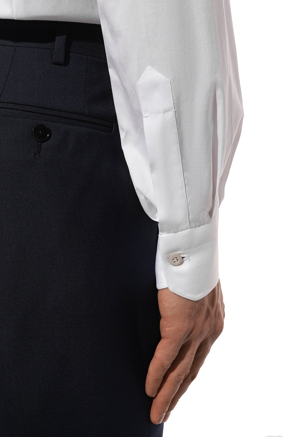 Хлопковая сорочка KITON, арт. UCCH08884, фото 6