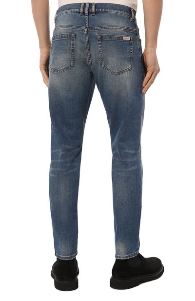 Джинсы BALMAIN синего цвета по цене 87650 руб., арт. BH1MG000DD64, фото 4 Джинсы BALMAIN, арт. BH1MG000DD64, фото 4