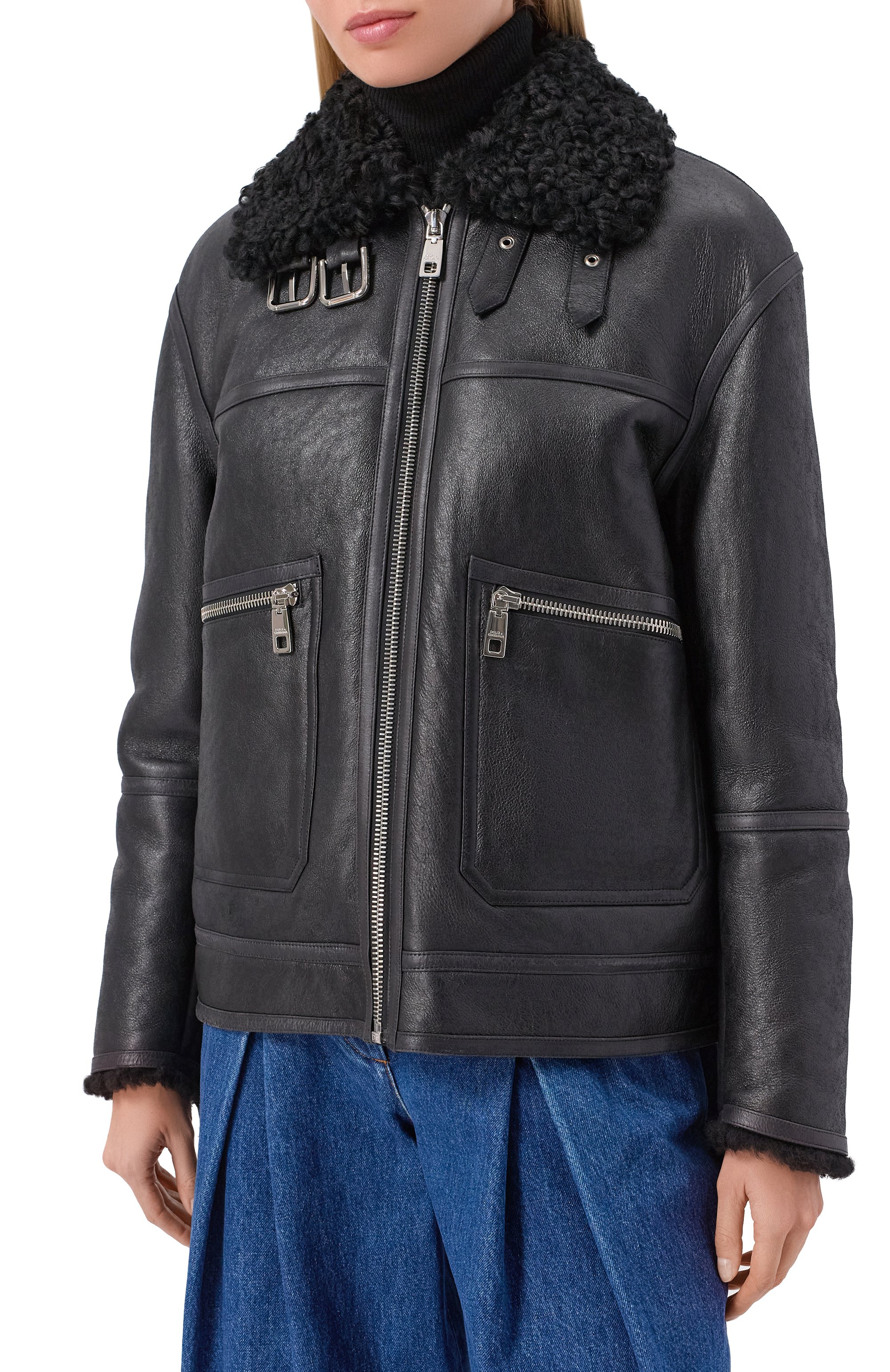 Дубленка из овчины DOLCE & GABBANA, арт. F9S79L/FUP94, фото 3