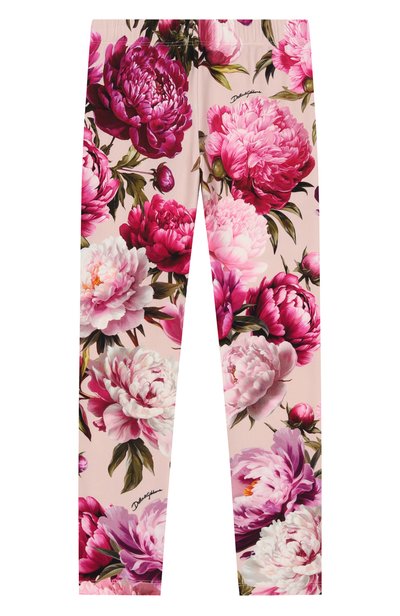 Хлопковые легинсы DOLCE & GABBANA, арт. L5JPB7/G7QZU_001