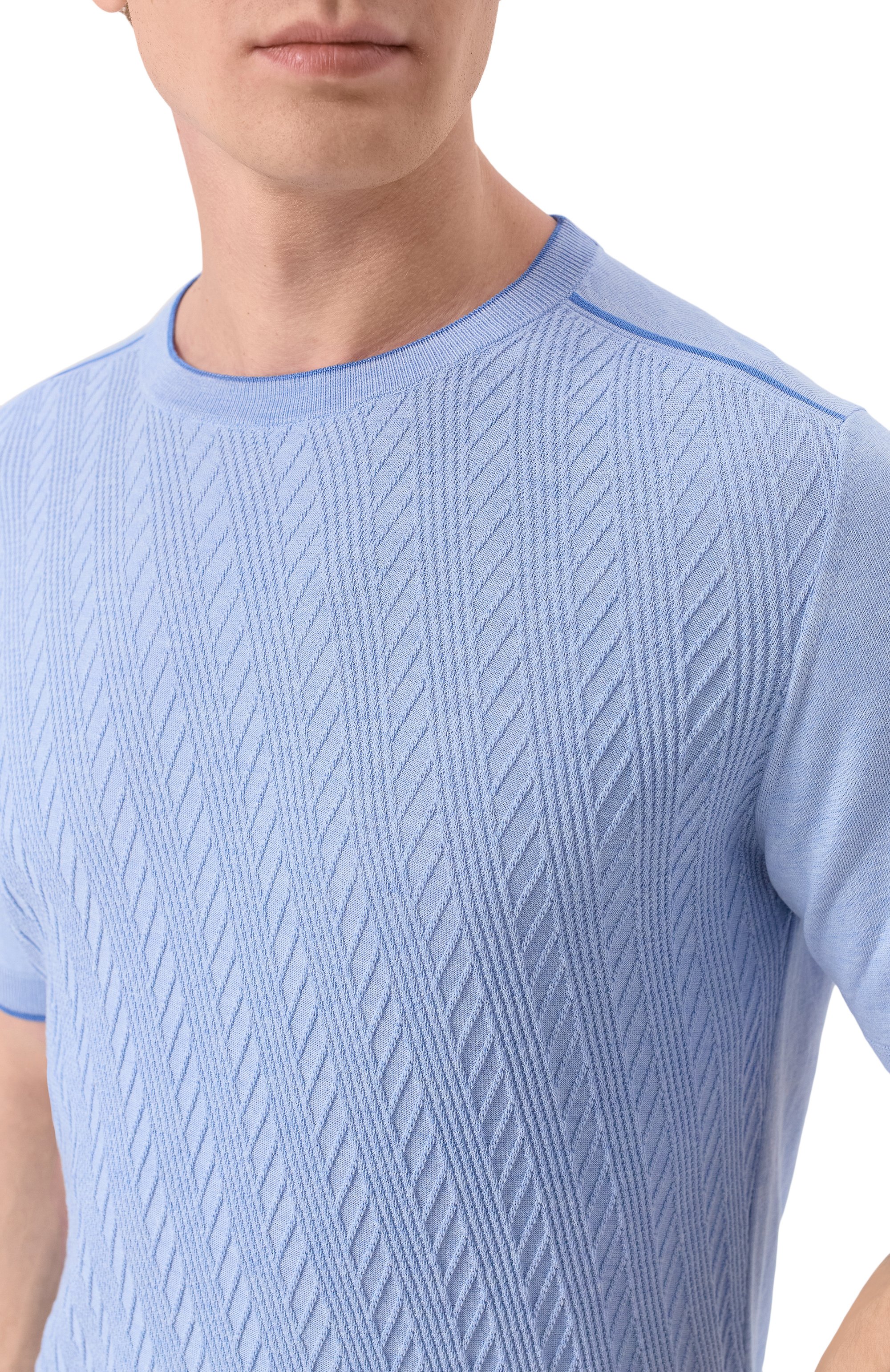 Джемпер из хлопка и шелка ANDREA CAMPAGNA, арт. SU26ST200-00/FST262, фото 5